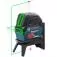 Nível a laser verde com 2 linhas e 2 pontos de prumo - GCL 2-15G