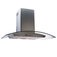 Coifa de parede 90 cm em ao inox e vidro - CPV90