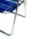 Cadeira de praia em alumínio dobrável azul Cadeira de praia em alumínio dobrável azul