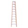 Escada tesoura dupla em fibra de vidro 10 degraus 3 m - ESC10300 Escada tesoura dupla em fibra de vidro 10 degraus 3 m - ESC10300