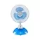 Ventilador de mesa mini 20 cm com 2 velocidades branco  110V