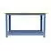 Bancada desmontável tampo compensado pinus 1500 x 600 x 40 mm tampo inferior chapa