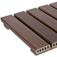 Deck modular em madeira plástica 50 x 50 cm ipê Deck modular em madeira plástica 50 x 50 cm ipê