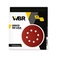 Disco de lixa 225 mm para lixadeira de parede e teto com 10 unidades Disco de lixa 225 mm para lixadeira de parede e teto com 10 unidades