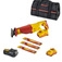 Serra sabre  bateria 20V velocidade varivel com 2 baterias + acessrios - SS7020