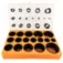 Kit de anéis o'ring com 412 peças de 3 à 50 mm 