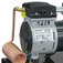 Compressor de ar direto 5 ps 1 hp isento de leo com base - CSD5 AD  220V