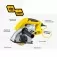 Cortadora de parede 1.500 watts 125 mm com 2 discos - CPW 1500  220V