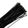 Abraçadeira de nylon 7,6 mm x 35 cm com 100 peças preta Abraçadeira de nylon 7,6 mm x 35 cm com 100 peças preta