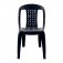 Cadeira plstica sem brao preta - Bistr