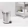 Lixeira inox 5L com pedal e balde 20 x 30 cm Decorline - 3040/202