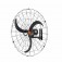 Ventilador de parede industrial 1 metro fixo com chave - V100NF2