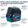 N�vel a laser com 2 linhas e 2 pontos de prumo - GCL 2-15