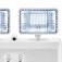 Luminária de emergência LED 2.000 lúmens com 2 faróis - 48LEM2KL0000  110V/220V Luminária de emergência LED 2.000 lúmens com 2 faróis - 48LEM2KL0000  110V/220V
