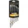 Jogo de chave combinada com catraca articulada 8 a 19 mm 7 pe�as