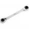 Chave estrela com catraca reversível 8 mm x 10 mm e 12 mm x 13 mm