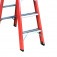 Escada tesoura dupla em fibra de vidro 6 degraus 1,80 m - Profissional