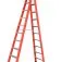 Escada tesoura dupla em fibra de vidro 10 degraus 3,0 m - Profissional