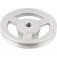 Polia de alum�nio 1 canal perfil A 150 mm com furo de 5/8