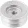Polia de alumínio 2 canais perfil A 80 mm com furo de 14 mm  