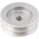 Polia de alum�nio 2 canais perfil A 100 mm com furo de 19 mm  