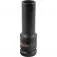 Soquete sextavado de impacto longo 12 mm encaixe 1/2