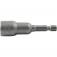 Soquete magntico sextavado 12 mm x 65 mm encaixe 1/4'' - 3039000120