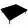 Tampa para cooktop 5 bocas 76 x 52 x 9,6 cm MDF