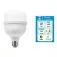 Lâmpada led super bulbo 20W 1680 lúmens branca fria - A80  110V/220V