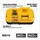 Carregador de baterias de lítio 20V e 60V Max Flexvolt- DCB118  220V
