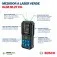 Trena a laser Verde leitura até 50 metros com Bluetooth - GLM 50-27 CG