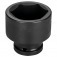 Soquete sextavado de impacto 33 mm encaixe 3/4