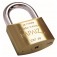 Cadeado em latão de 50 mm com chave tetra - CRT50 Cadeado em latão de 50 mm com chave tetra - CRT50