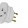 Adaptador universal para tomada 2 pinos
