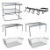 Conjunto organizador de cozinha 6 pe�as elegance - Bal 01