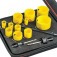 Jogo de serra copo 19 a 76 mm com 14 peças - DEEP CUT Jogo de serra copo 19 a 76 mm com 14 peças - DEEP CUT