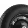 Roda completa com pneu maciço 5/8