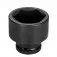 Soquete sextavado de impacto 32 mm encaixe 3/4