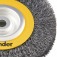 Escova de a�o circular ondulada 6 x 3/4 x 1/2