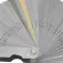 Calibrador de folga de 0,038 a 0,889 mm
