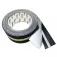 Fita antiderrapante preta com faixa fotoluminescente 50mm x 5m
