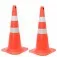 Kit 2 Cones para sinalização 75 cm com 2 faixas - RM-41