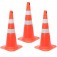 Kit 4 Cones para sinalização 75 cm com 2 faixas - RM-41 Kit 4 Cones para sinalização 75 cm com 2 faixas - RM-41