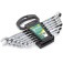 Jogo de chave combinada com catraca 8 a 18 mm 7 peças Jogo de chave combinada com catraca 8 a 18 mm 7 peças