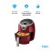 Fritadeira eltrica sem leo Air Fryer 3,5L 1240 Watts vermelha - Flash Fryer  110V