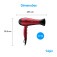 Secador de cabelo 2000 Watts com Tourmaline - Glossy on  110V