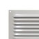 Grade de ventilao em alumnio branca quadrada 20 x 20 cm