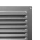 Grade de ventilação em alumínio quadrada com tela 20 x 20 cm Grade de ventilação em alumínio quadrada com tela 20 x 20 cm
