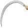 Foicinha com dente e cabo de madeira com 13 cm - 12 dentes por polegada