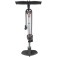 Bomba de ar manual vertical para encher pneus com manmetro premium